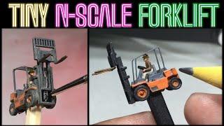 Highly Detailed Forklift: N-scale White Metal Kit Build Beginner Guide