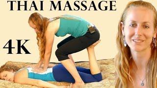 4k Thai Massage Part 5 – Back & Legs: How to Do Thai Massage Therapy Techniques