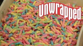 How Creepy Crawler Sour Gummy Worms are Made | Unwrapped | Food Network