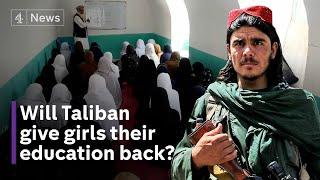 Afghanistan: Inside a school for girls - but will Taliban allow it?