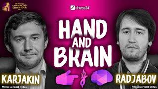 Karjakin and Radjabov | Hand and Brain against Premium users!