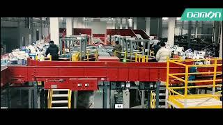 Manual Parcel Infeed System | Damon Cross Belt Sorting System