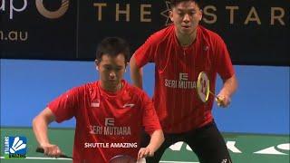 Hendra Setiawan Paired With Tan Boon Heong Defeats World Champion | Hendra/ Tan vs Liu/ Zhang