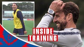 Trent Nails Crossbar Challenge and England Prepare for Spain! | Inside Training