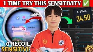 UPDATE 3.5 HOXY PUBG SENSITIVITY 2024 (No Recoil) | PUBG MOBILE BEST SENSITIVITY 2024