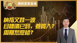 【美股富豪】纳指又跌一波，目标价已到，要买入？周期怎么给？