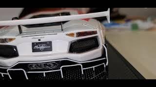 Lamborghini Aventador 2.0 LB Performance (Scale 1/18) Limited Edition by LJM #LJM - Unboxing