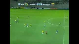 Jugador Ecuatoriano Parrales se burla de Brasileño (Ecuador Vs Brasil) 2013 sub 20