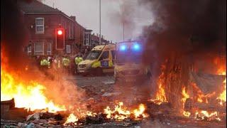 Live UK Protest Riot Liverpool, Bristol, Hull, Leeds #protest #blackpool #police #leeds