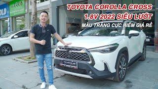 Toyota Corolla Cross 1.8V 2022 siêu lướt màu trắng cực hiếm giá rẻ tại Thế giới xe hơi