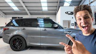 TAKING DELIVERY OF A £16,000 RANGE ROVER SPORT