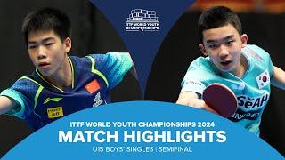 Tang Yiren vs Lee Seungsoo | U15 BS-SF | ITTF World Youth Championships 2024