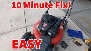 MTD Yard Machines Mower Wont Start - Briggs and Stratton Plastic Carburetor - How to fix it yourself