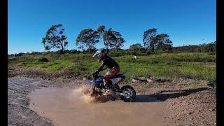 #shorts MX racing club day Yamaha YZ65 muddy conditions fast fearless and muddy