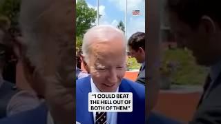 Biden says he could "beat the hell" out of Jake Tapper, Alex Thompson