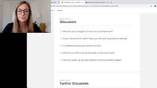 Reading lesson: learn new vocabulary