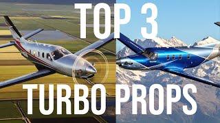 TOP 3 SINGLE ENGINE TURBOPROP AIRCRAFT  | 2022 |  Price&Specs