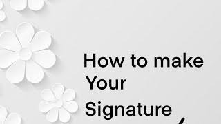 Comment box signatures