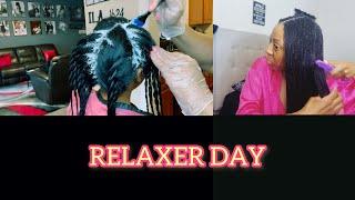 UPDATED RELAXER ROUTINE| RELAXER DAY