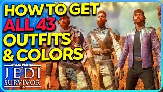 How to Get ALL Outfits & Colors Star Wars Jedi Survivor