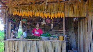 Harvesting Banana Leaves to Wrap Rice Flour Cake Goes To Market Sell | Tieu Lien