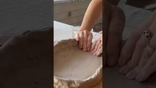 Big DIY Clay Bowl for Beginners #diy #ceramic #clay