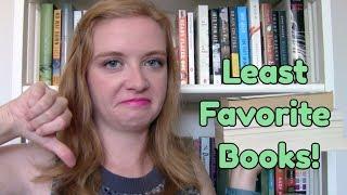 Top 5 Least Favorite Books! [CC]