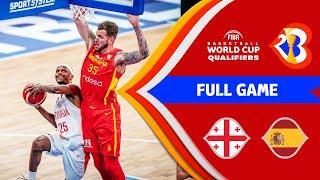  GEO -  ESP | Basketball Full Game - #FIBAWC 2023 Qualifiers