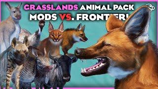 Mods vs. Frontier Comparison! | Planet Zoo Grasslands Animal Pack
