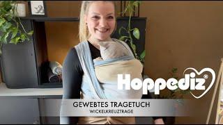 Tragetuch binden - Wickelkreuztrage (ab Geburt) | Hoppediz