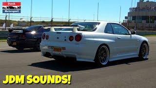 JDM Cars Drag Racing at Japfest 2018 - 1200HP GTR, 700HP Impreza, 500HP Civic Turbo, R34 GTR,...