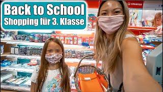 Claras Back to School Haul  Shopping Tag für 3. Klasse | Füller kaufen | Mama VLOG | Mamiseelen