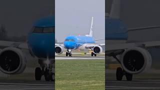 Royal Blue Dutch Airbus Departure #klmroyaldutchairlines #airbusaircraft #a321neo #aviation #plane
