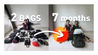 7 months, 5 countries, 2 Bags - How to pack: Minimalist Digital Nomad Packing List