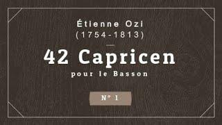 Ozi, Etienne: 42 Caprice pour basson