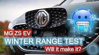 2020 MG ZS EV - what's the TRUE WINTER RANGE?  Real world UK winter range test!  WILL IT MAKE IT?