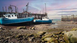 World's Highest Tides (Time-Lapse) - Bay of Fundy