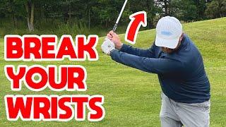 Correct WRIST HINGE in the BACKSWING for great BALL STRIKING