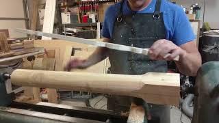 Wood Turning a table leg from a 4x4