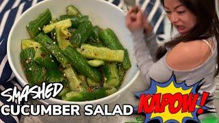  Smashed Cucumber Salad Recipe by a Crazy Woman (拍黄瓜沙拉) | Rack of Lam