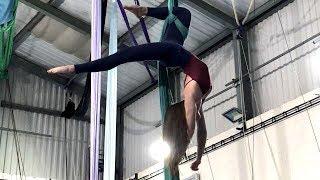 Aerial Silks Routine - Mon Amie La Rose