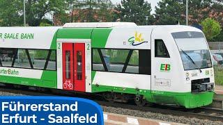Führerstandsmitfahrt: Erfurt - Saalfeld | Stadler RS 1 – RegioShuttle