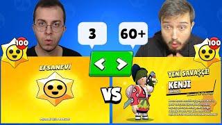 3 YAŞINDAKİ HESAP vs 60 YAŞINDAKİ HESAP ( 200 EFSANEVİ STARR HEDİYESİ AÇTIK ) !!! - Brawl Stars