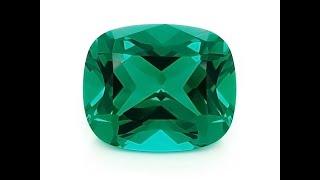 Chatham Antique Cushion Emeralds: Lab grown antique cushion cut emeralds