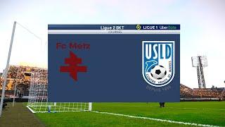  Metz    vs   Dunkerque    |  French League 2    (12/09/2024)  FIFA