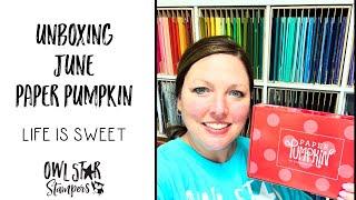 Unboxing and Creating the June 2024 Paper Pumpkin | Monthly Craft Box for Card Making