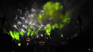 4K Halloween Screams Fireworks at Mickey's Halloween Party 2015  DISNEYLAND