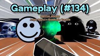 ANGRY MUNCI + Quadruple Trouble - ROBLOX Evade Gameplay (#134)