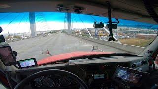 Rookie Truck driver trying to navigate Tacoma, Washington.  Rookie Trucking Life.