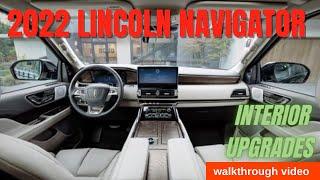 2022 Lincoln Navigator new interior features - Walkthrough